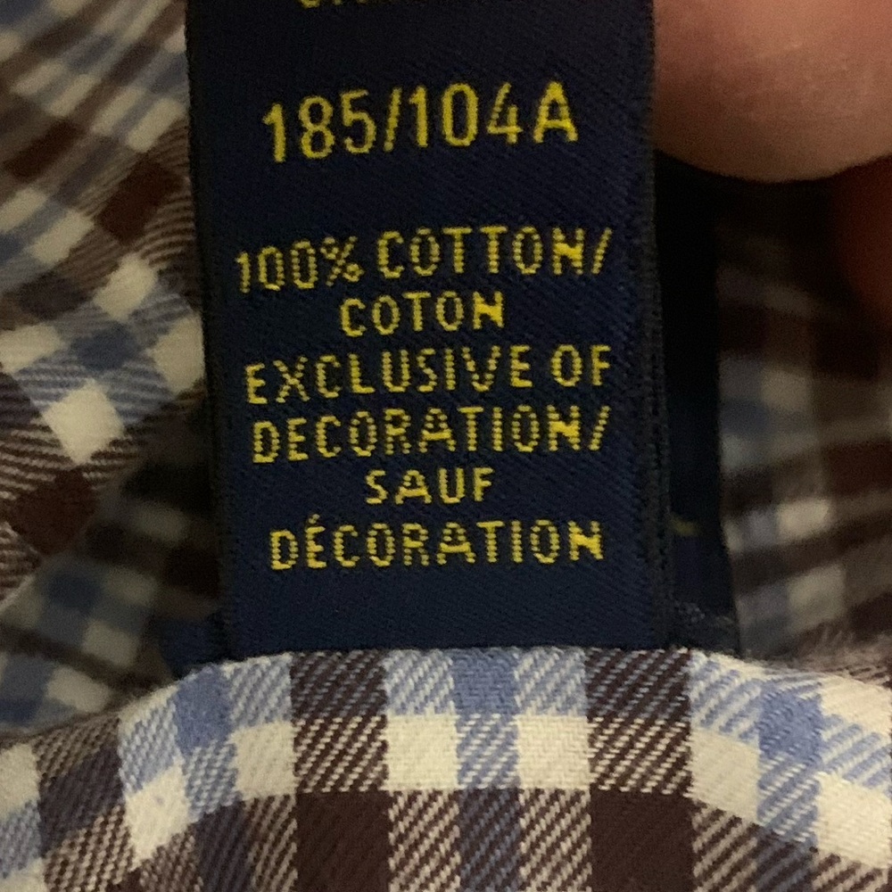 RALPH LAUREN LS All Cotton Tattersall Shirt - Picture 4 of 7